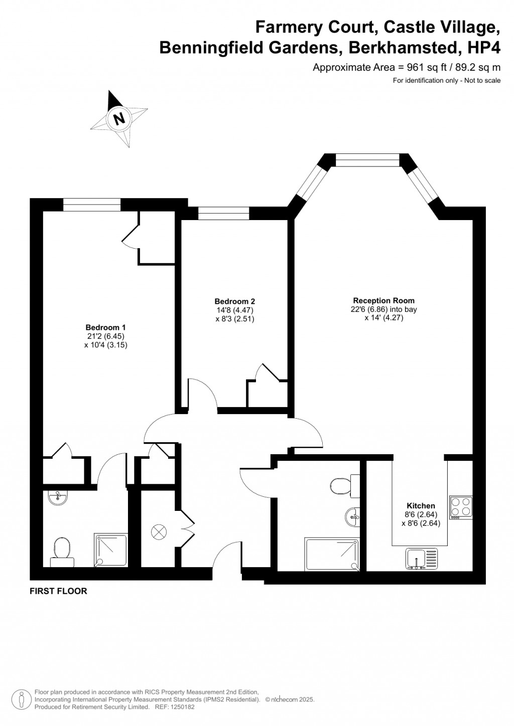 Floorplans For Castle Village, Berkhamsted, Hertfordshire