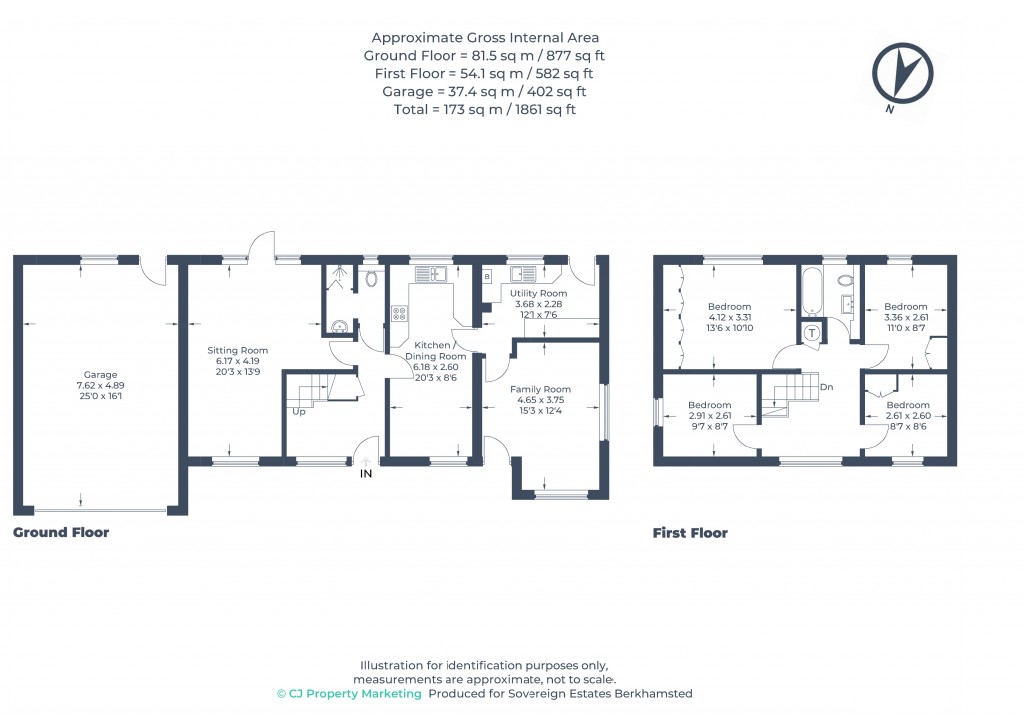 Floorplans For Berkhamsted, Hertfordshire