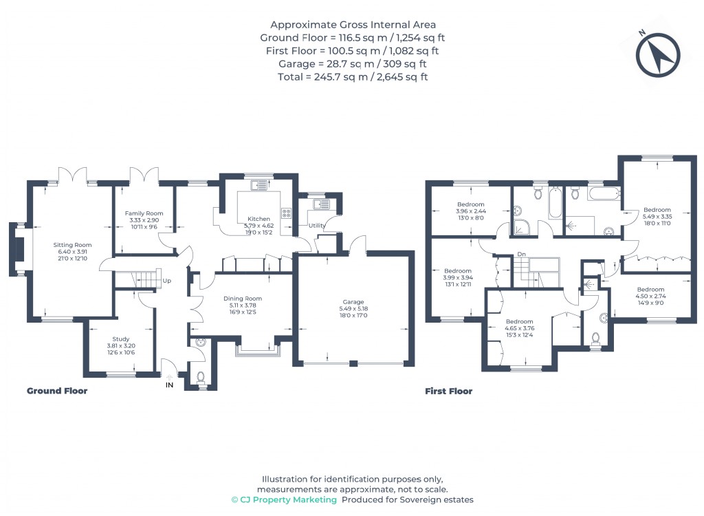 Floorplans For Felden, Hertfordshire