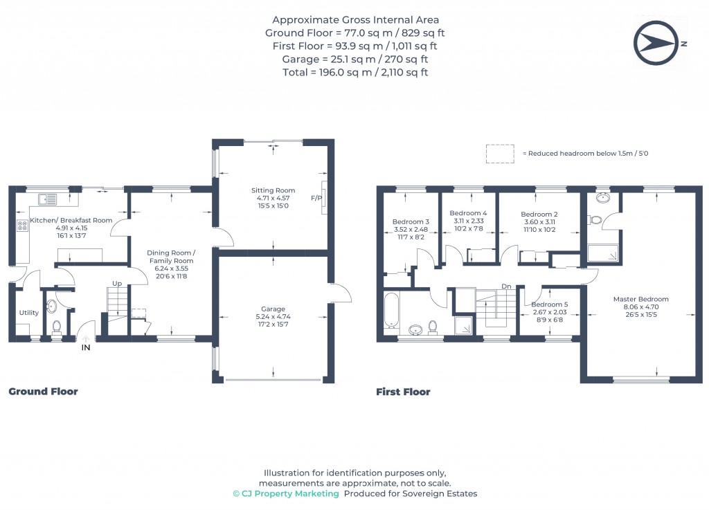 Floorplans For Berkhamsted, Hertfordshire