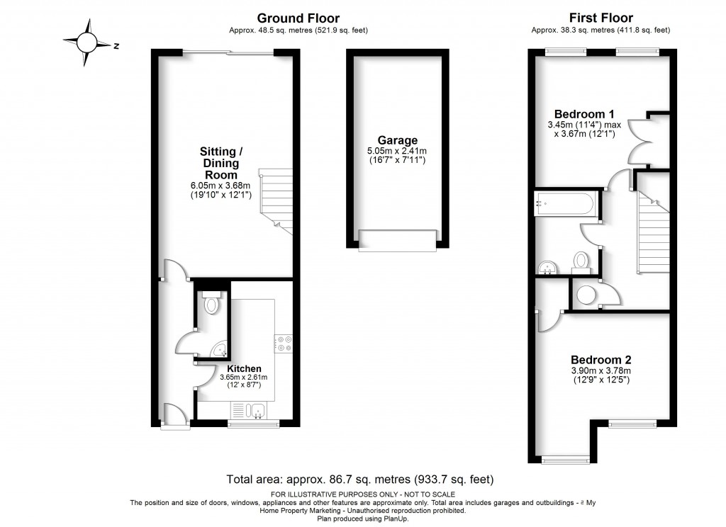 Floorplans For Hervines Road, Amersham