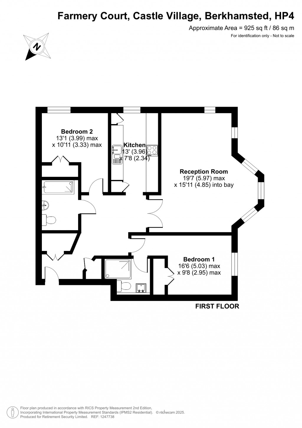 Floorplans For Castle Village, Berkhamsted, Hertfordshire