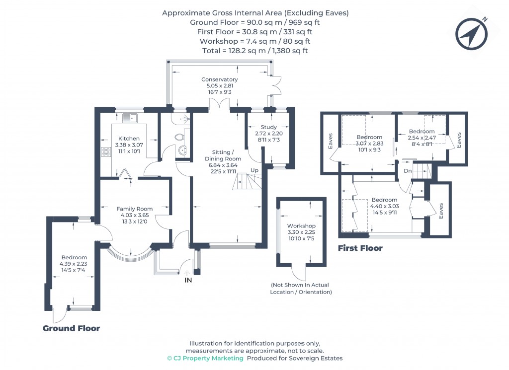 Floorplans For Manor Estate, Hemel Hempstead, Hertfordshire