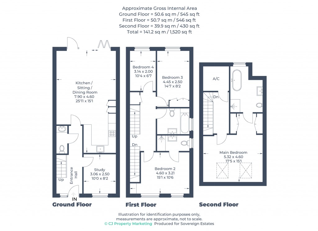 Floorplans For Berkhamsted, Hertfordshire