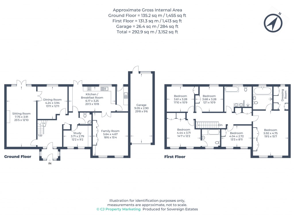 Floorplans For Berkhamsted, Hertfordshire