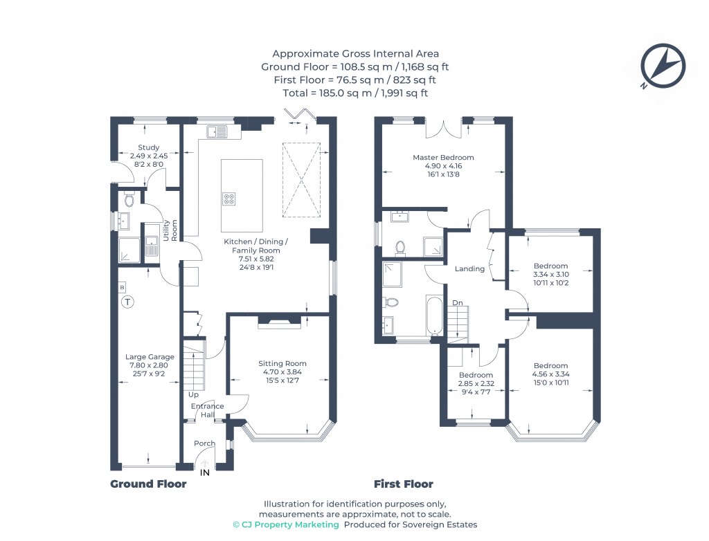 Floorplans For Q`Tring, Hertfordshire