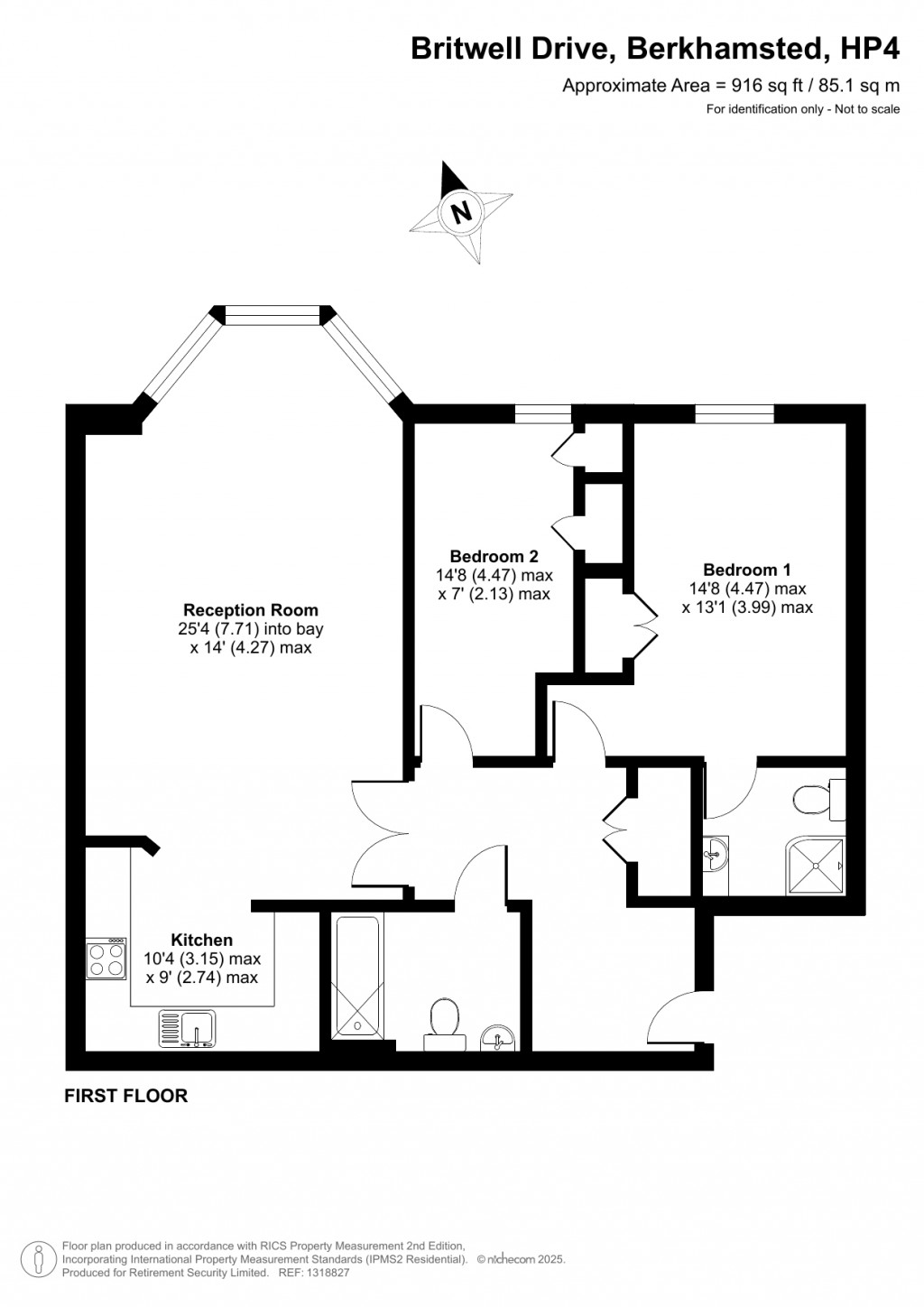 Floorplans For Castle Village, Berkhamsted, Hertfordshire