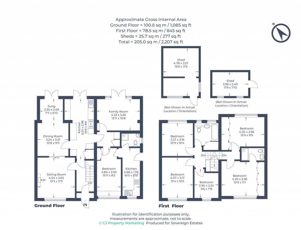 Floorplans For Chesham, Buckinghamshire