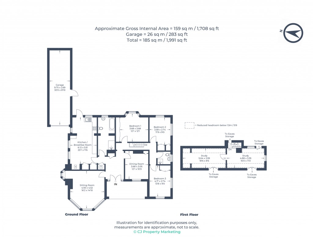 Floorplans For Ivinghoe, Buckinghamshire