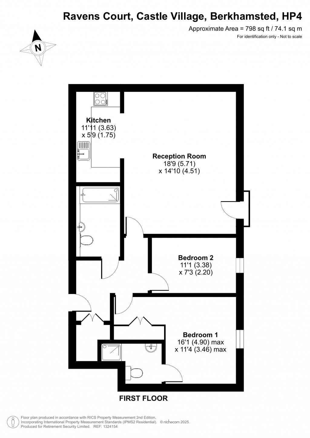 Floorplans For Castle Village, Berkhamsted, Hertfordshire