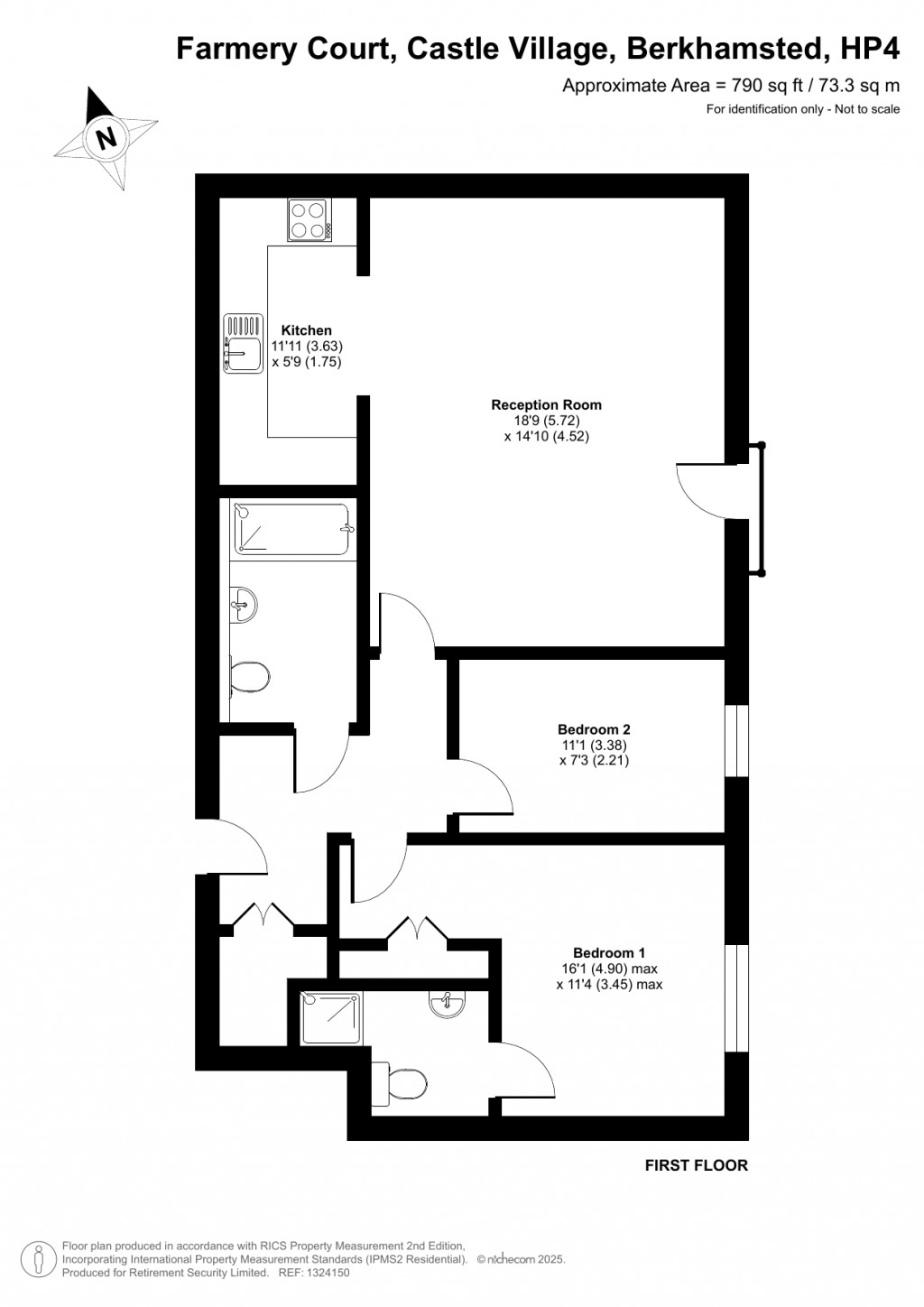 Floorplans For Castle Village, Berkhamsted, Hertfordshire