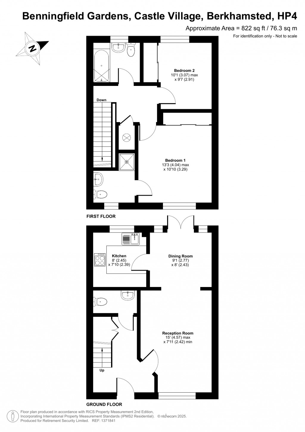 Floorplans For Berkhamsted, Hertfordshire