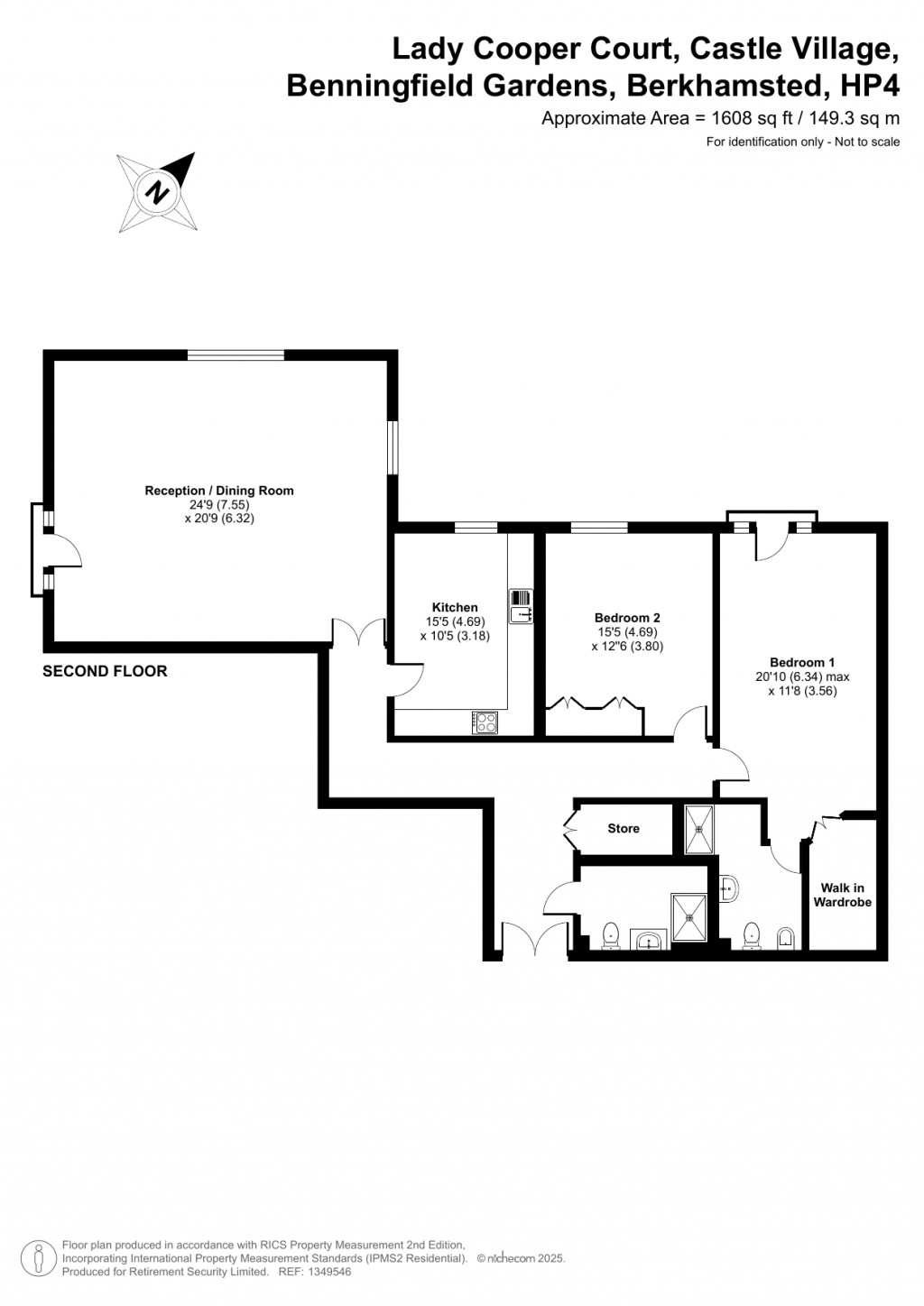 Floorplans For Castle Village, Berkhamsted, Hertfordshire