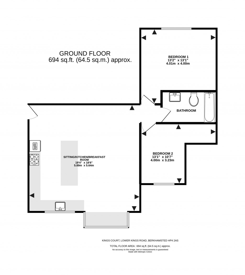 Floorplans For Berkhamsted, Hertfordshire