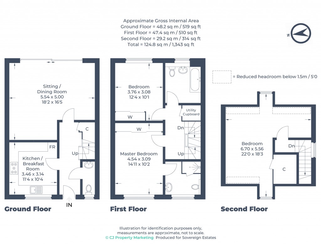 Floorplans For Potten End, Berkhamsted, Hertfordshire