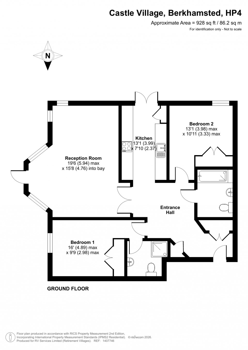 Floorplans For Castle Village, Berkhamsted, Hertfordshire