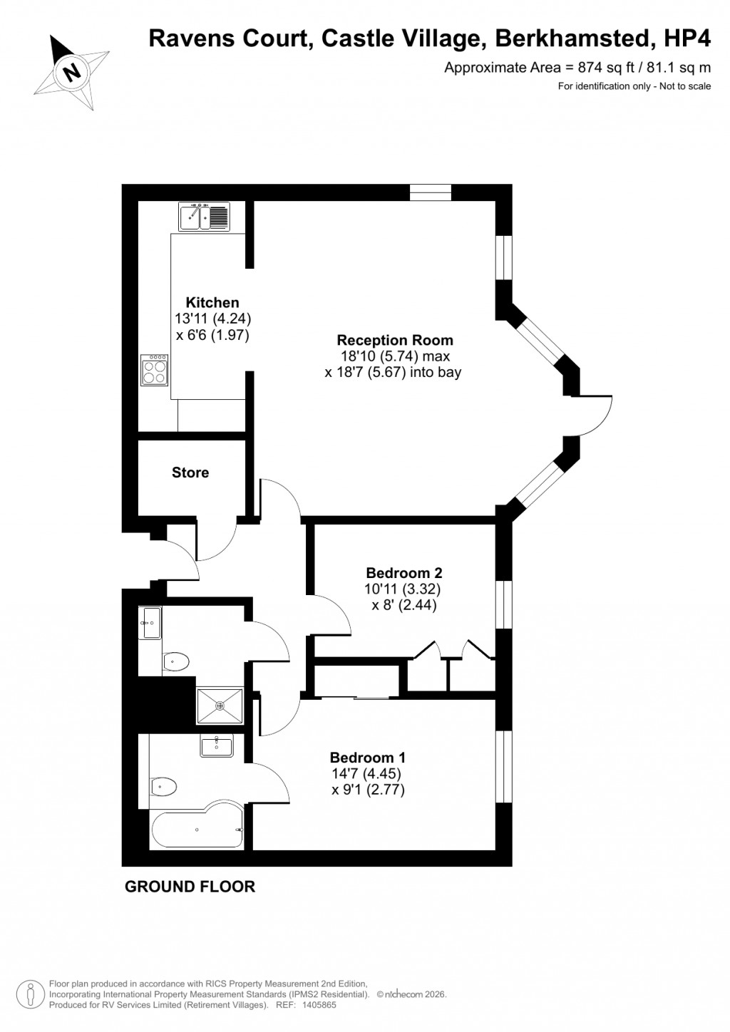 Floorplans For Castle Village, Berkhamsted, Hertfordshire
