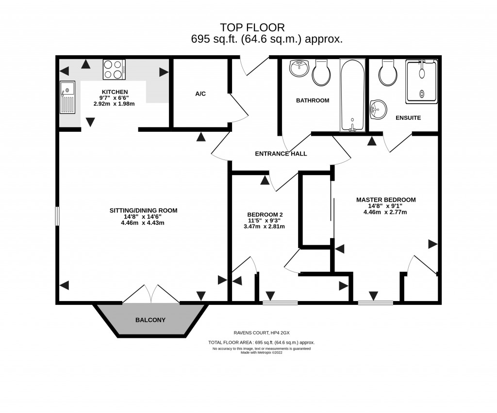 Floorplans For Castle Village, Berkhamsted, Hertfordshire