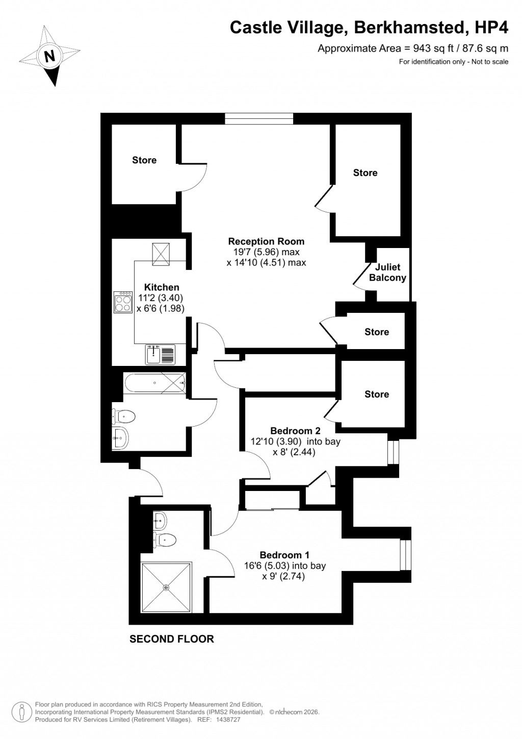 Floorplans For Castle Village, Berkhamsted, Hertfordshire