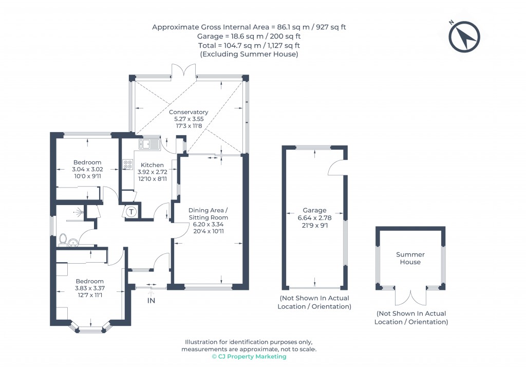 Floorplans For Northchurch, Berkhamsted, Hertfordshire