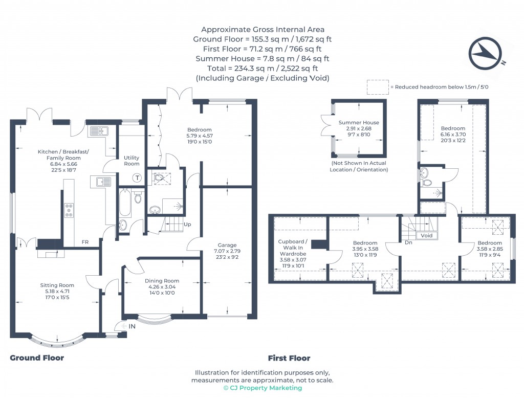 Floorplans For Edlesborough, Buckinghamshire