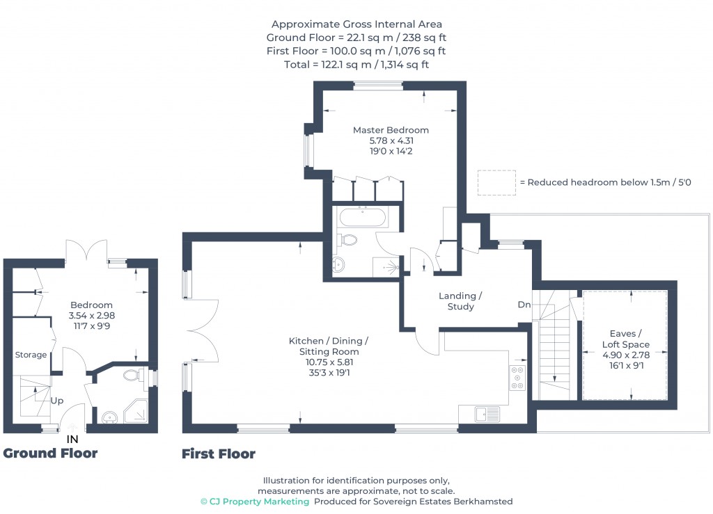 Floorplans For Berkhamsted, Hertfordshire
