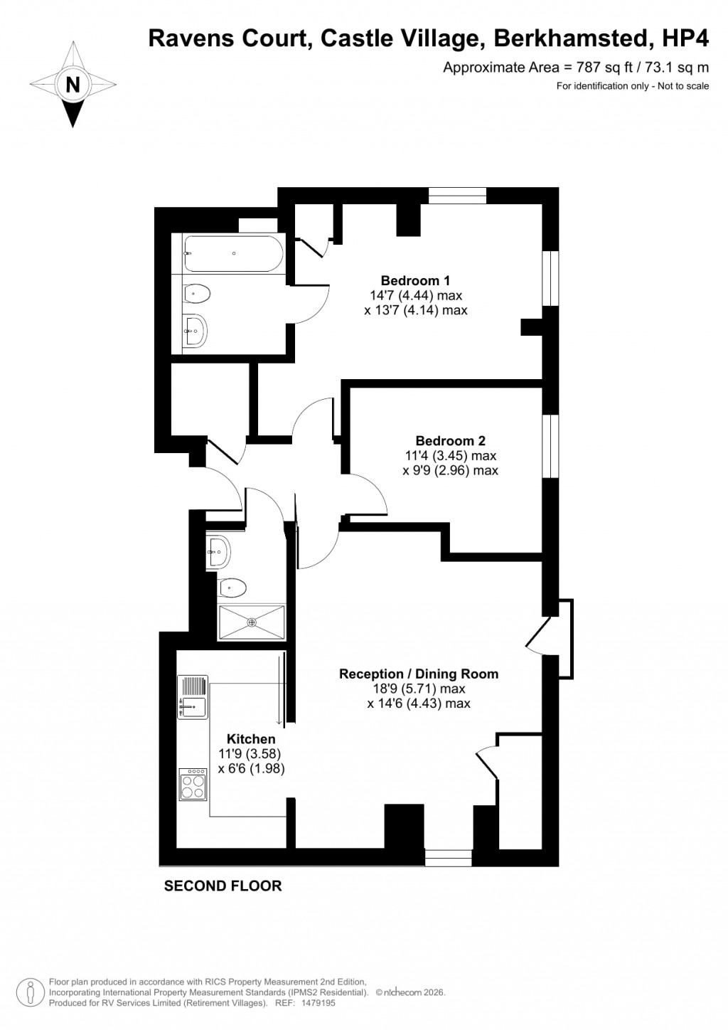 Floorplans For Castle Village, Berkhamsted, Hertfordshire