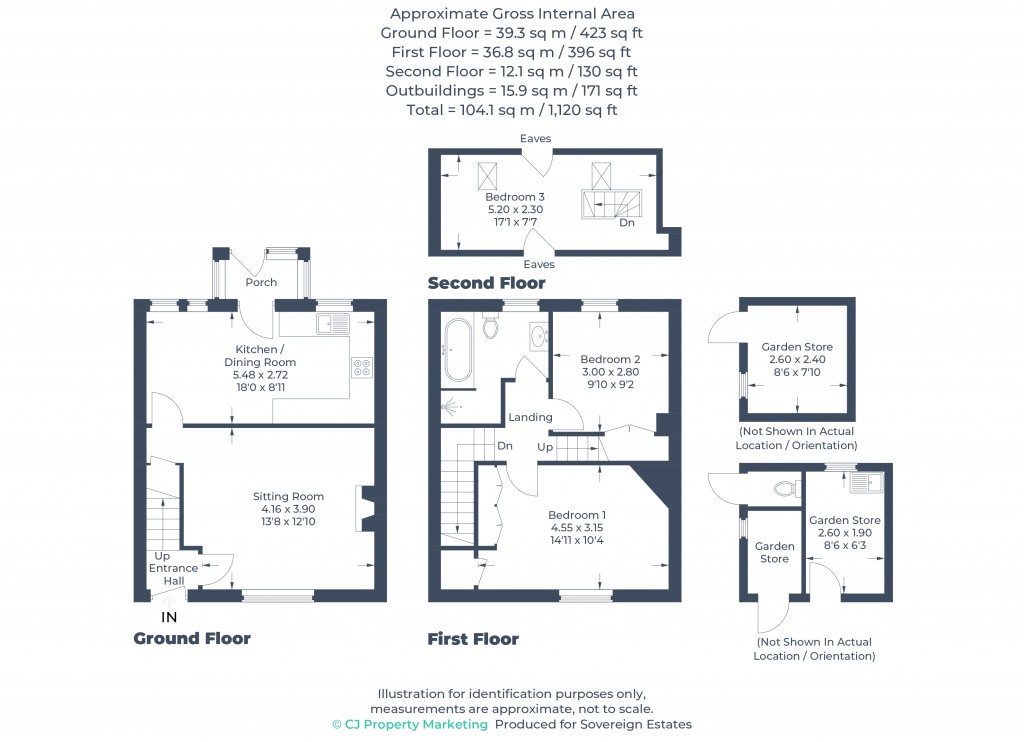 Floorplans For Buckland Common, Tring, Buckinghamshire