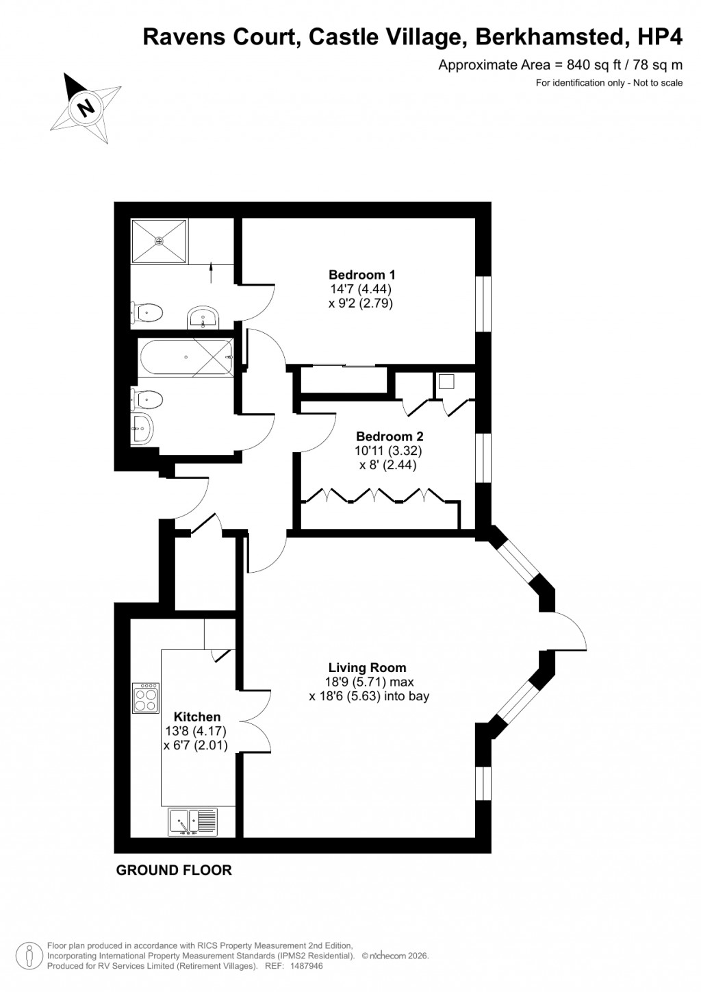 Floorplans For Castle Village, Berkhamsted, Hertfordshire