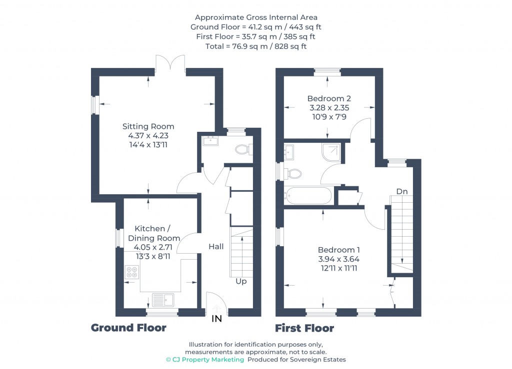 Floorplans For Gaddesden Row, Hertfordshire
