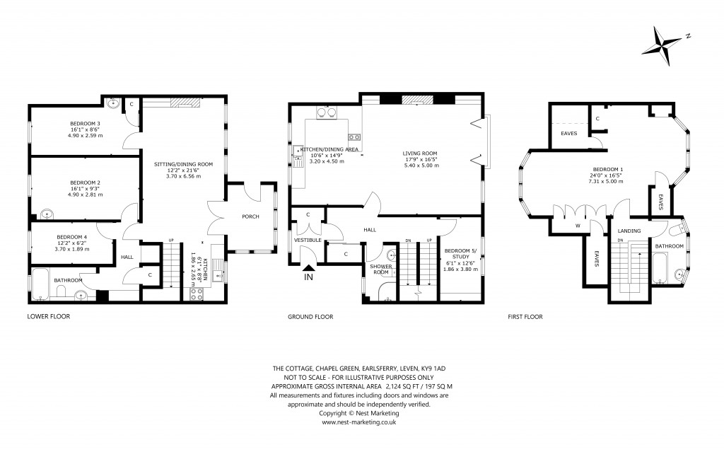 Floorplans For Earlsferry, By Leven