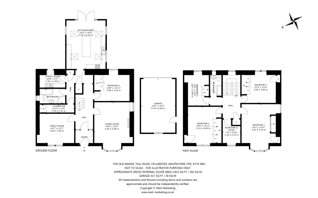 Floorplans For Cellardyke, Anstruther