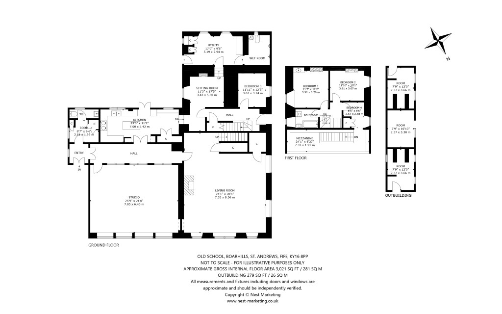 Floorplans For St. Andrews, Fife