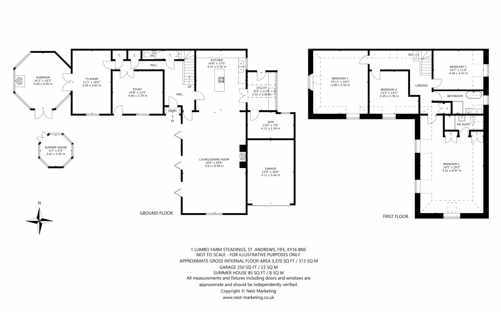 Floorplans For St. Andrews, Fife