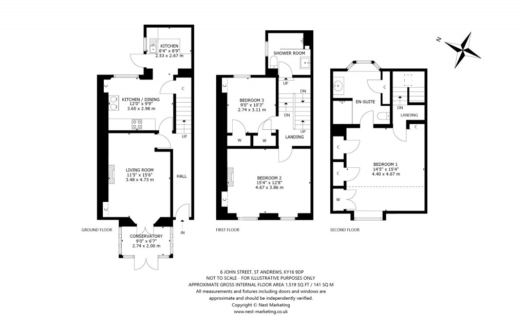 Floorplans For St. Andrews, Fife