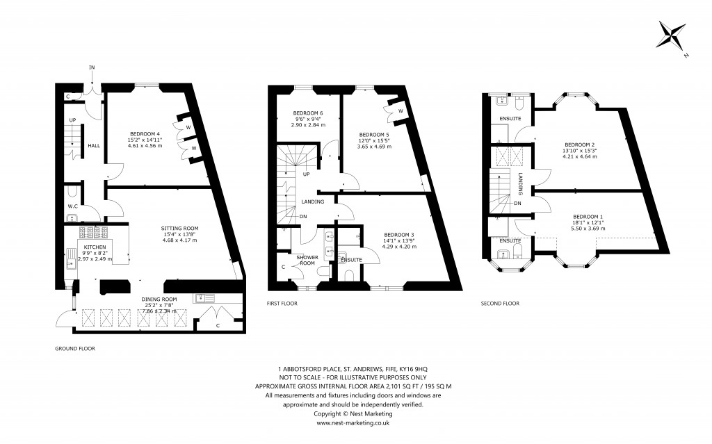 Floorplans For St. Andrews, Fife