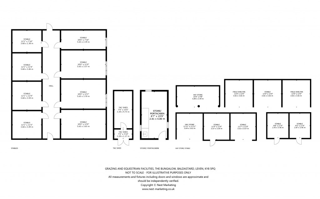 Floorplans For The Bungalow, Baldastard, Leven