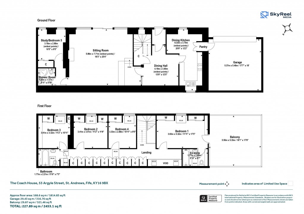 Floorplans For St. Andrews, Fife