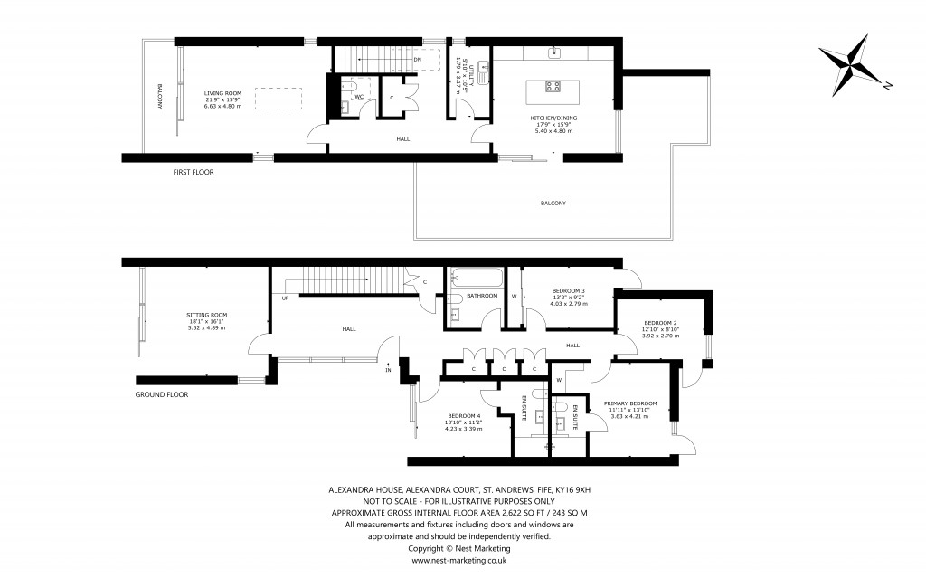 Floorplans For St. Andrews, Fife