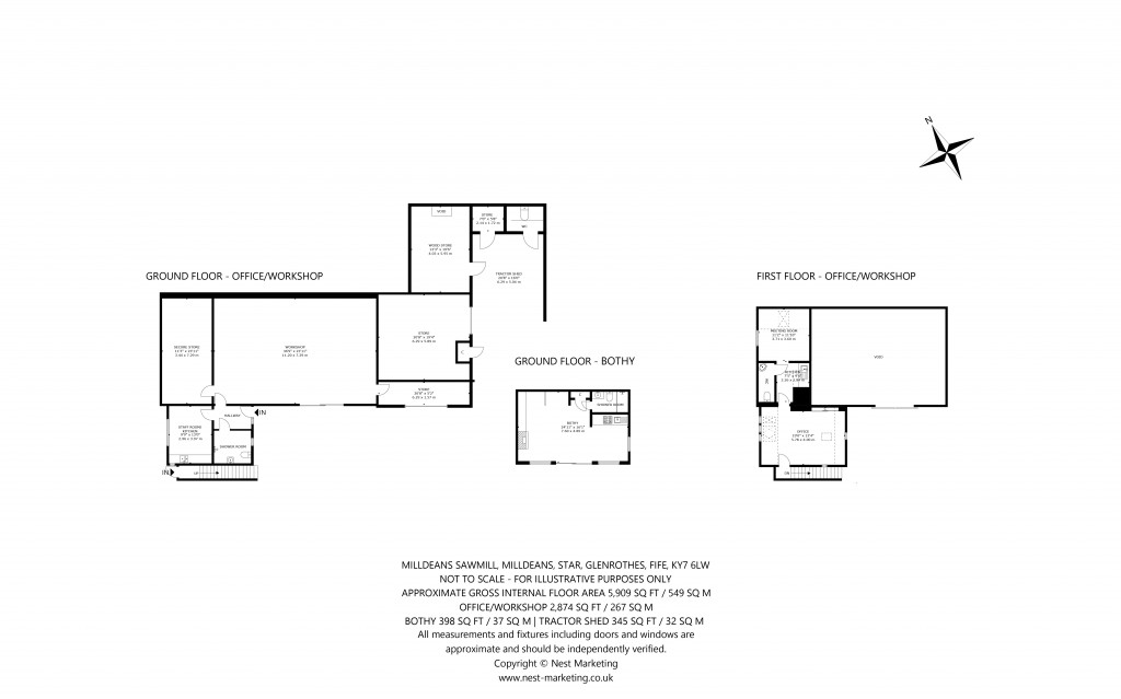 Floorplans For Star, Glenrothes, Fife