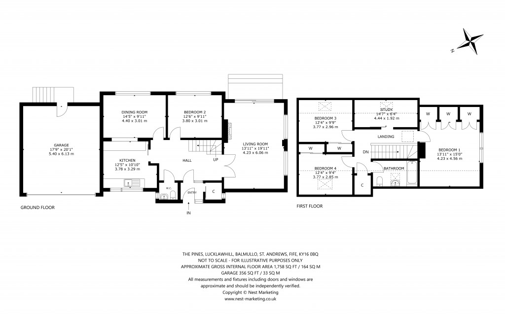 Floorplans For Balmullo, St. Andrews, Fife