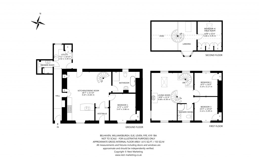Floorplans For Elie, Leven, Fife