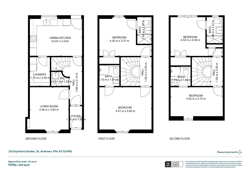 Floorplans For St. Andrews, Fife
