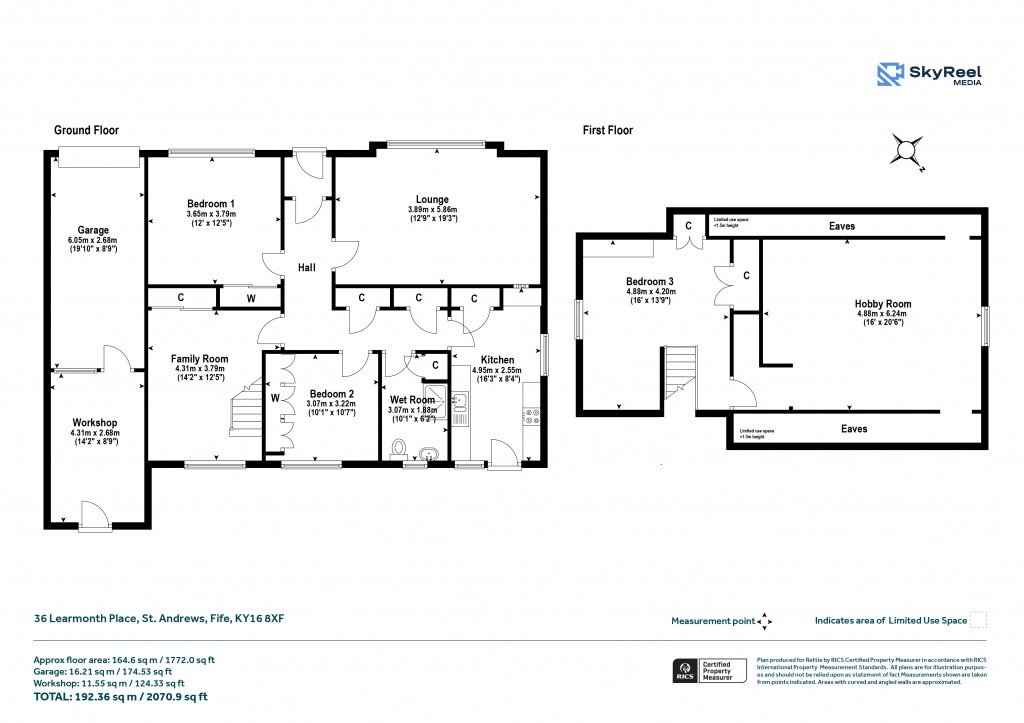 Floorplans For St. Andrews, Fife