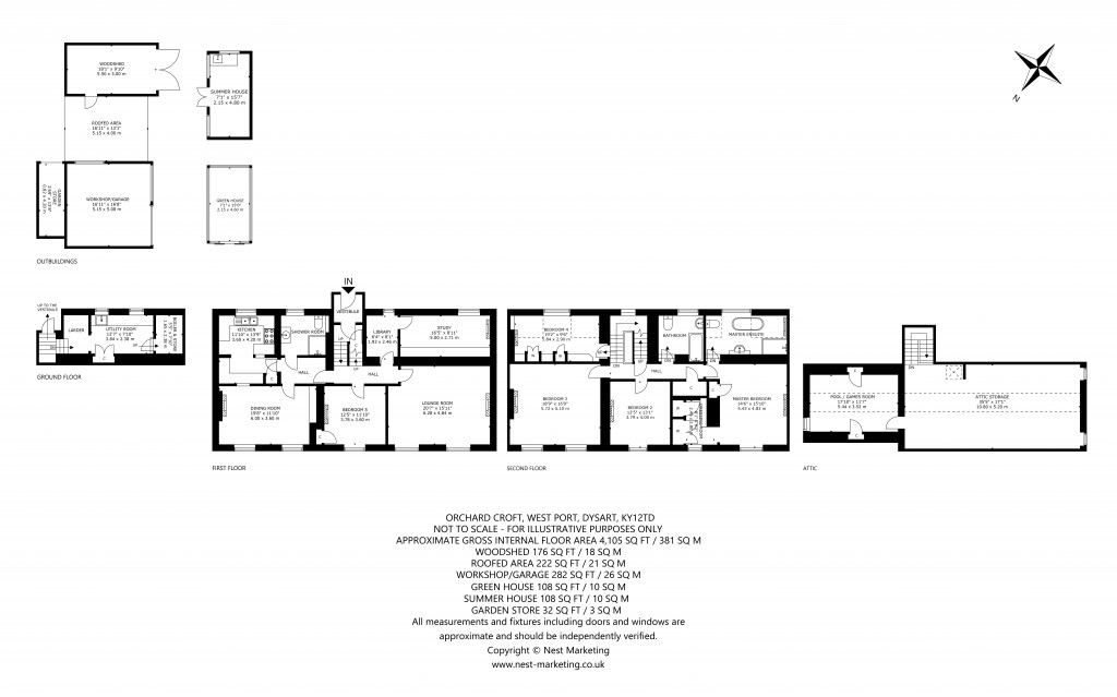 Floorplans For Dysart, Kirkcaldy, Fife
