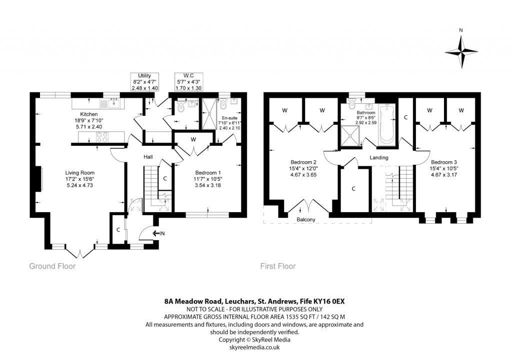 Floorplans For Leuchars, St. Andrews, Fife
