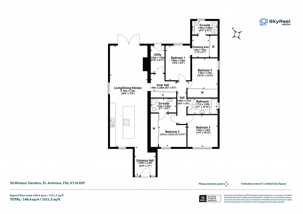 Floorplans For St. Andrews, Fife