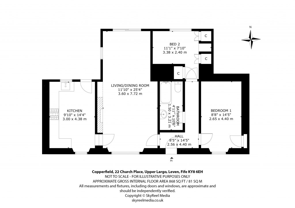 Floorplans For Upper Largo, Leven, Fife