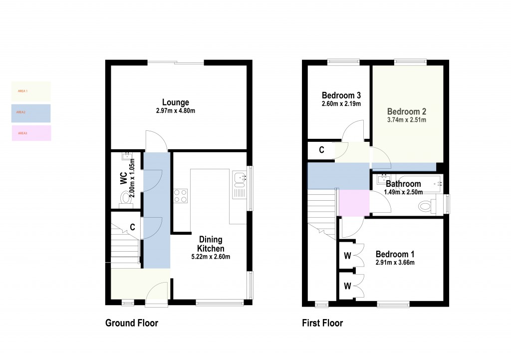 Floorplans For Howwood, Johnstone, Renfrewshire