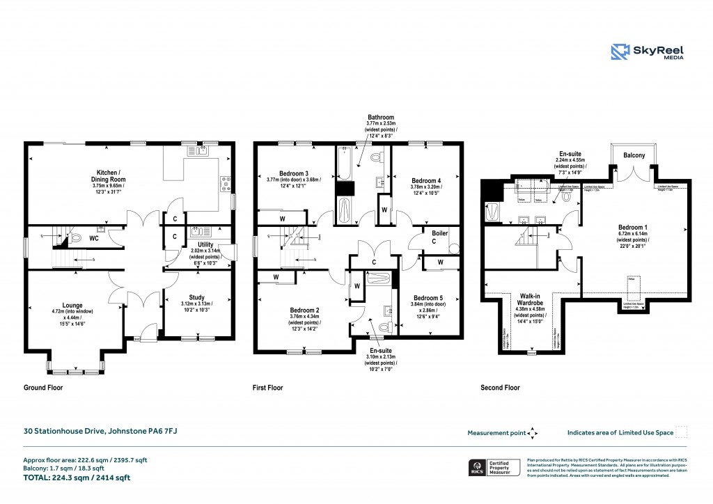 Floorplans For Houston, Renfrewshire